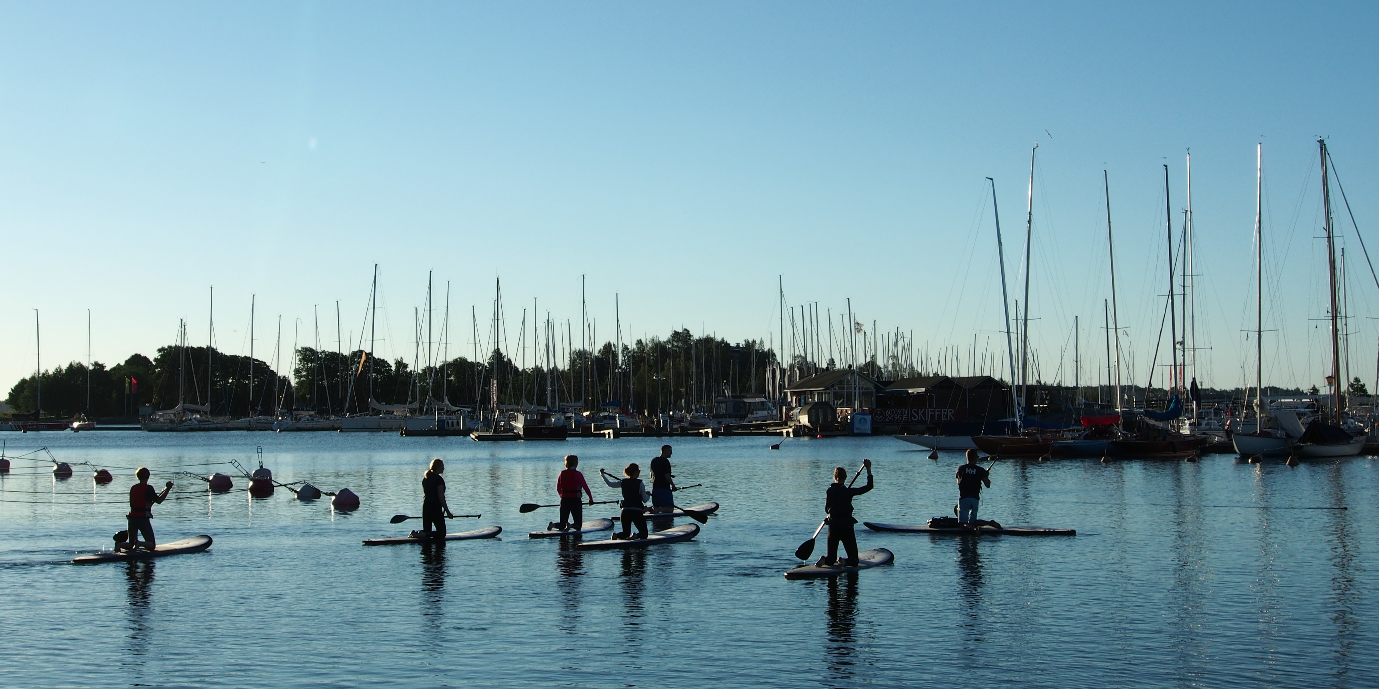 Aikainen SUP-retki elokuussa 2015. Tämäkin retki tehtiin TwentyKnotsin kanssa. 